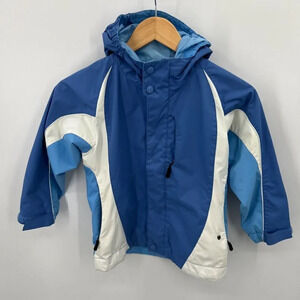 REI Girls Size XXS 4-5Y Blue Full Zip Jacket